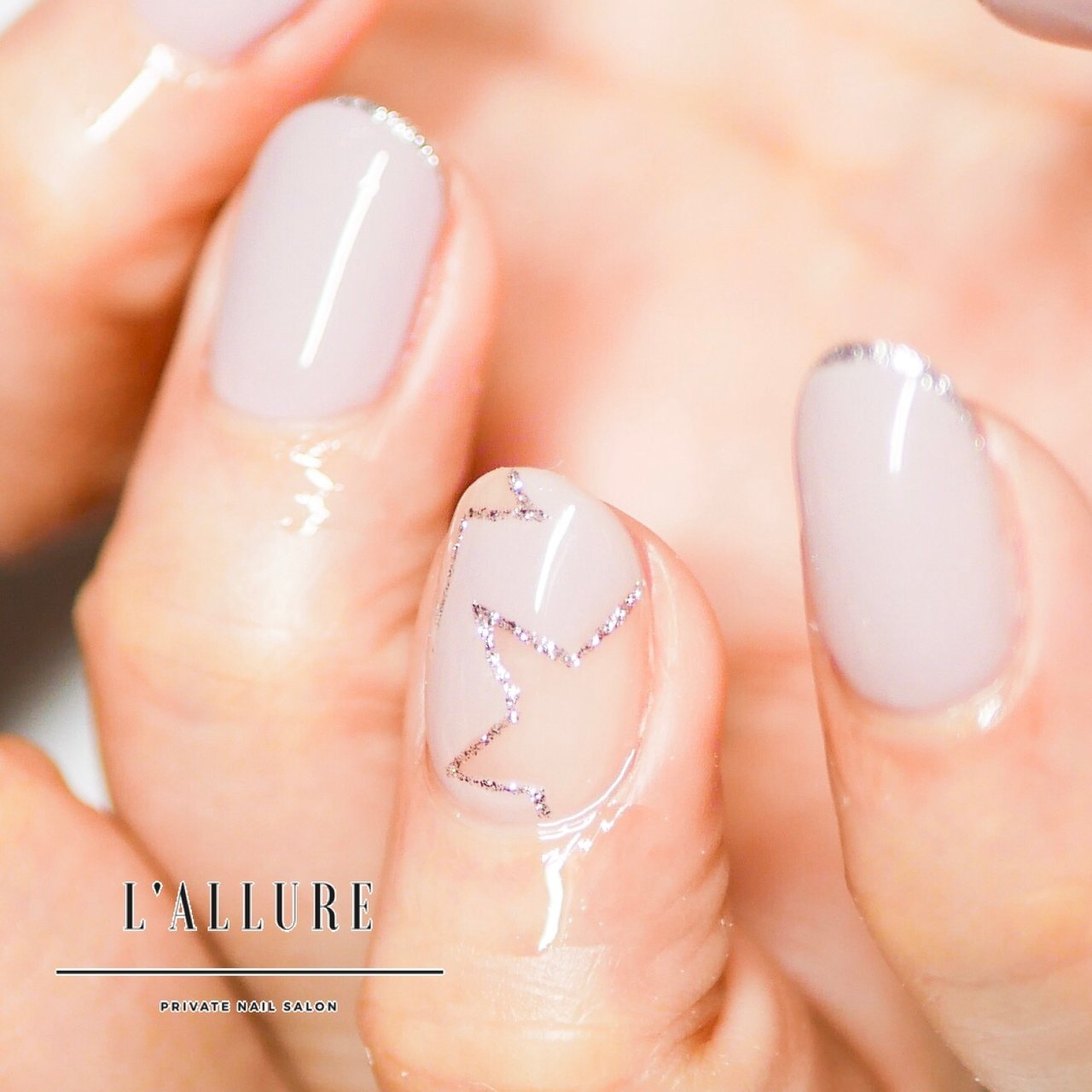 オールシーズン ワンカラー くりぬき 星 Nail Salon Lallure のネイルデザイン No ネイルブック