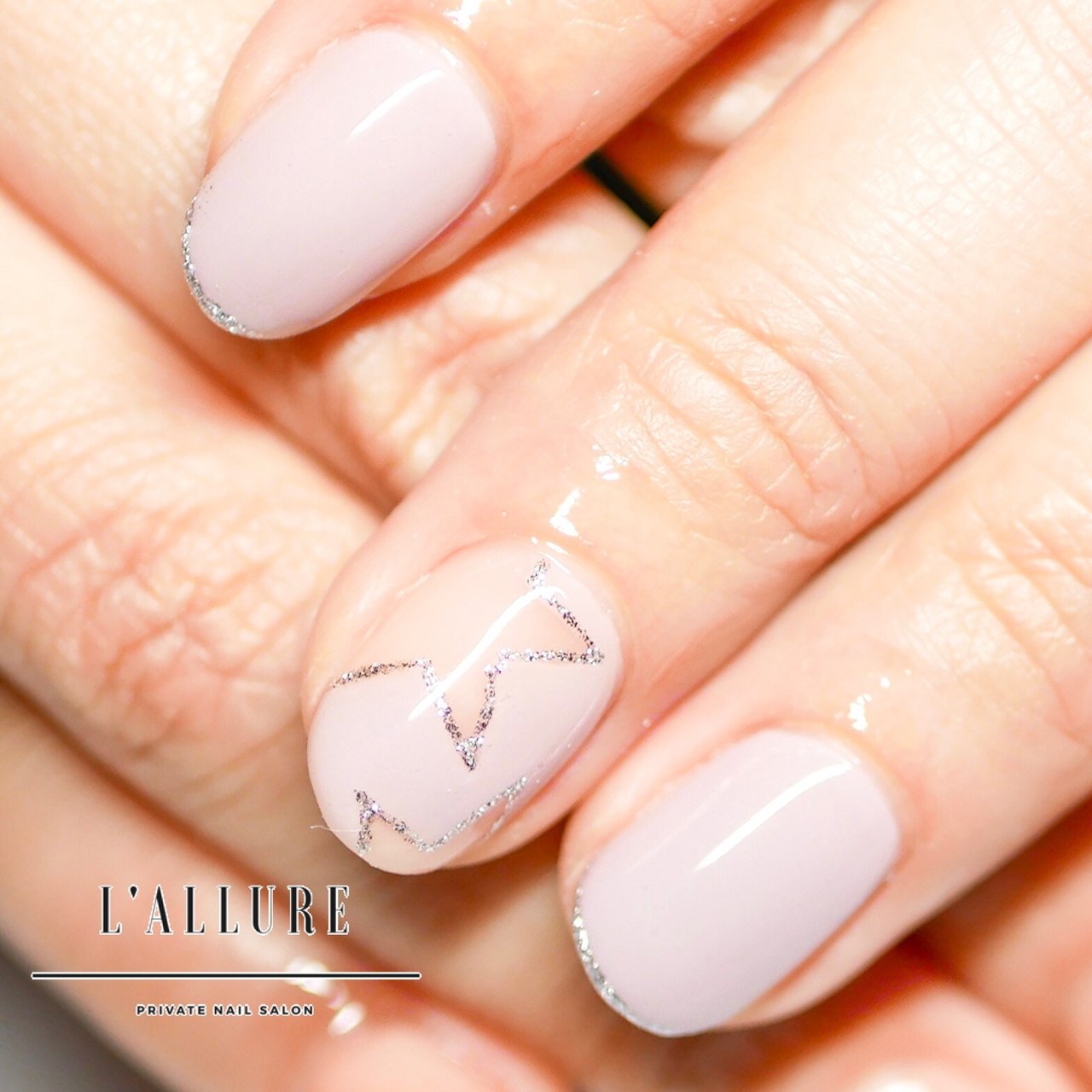 オールシーズン ワンカラー くりぬき 星 Nail Salon Lallure の