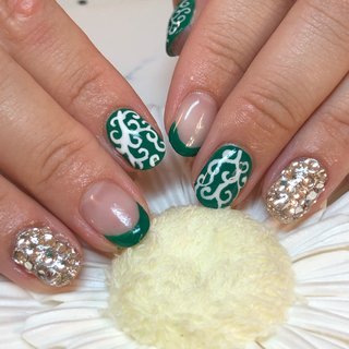 唐草ネイルのネイルデザイン ネイルブック