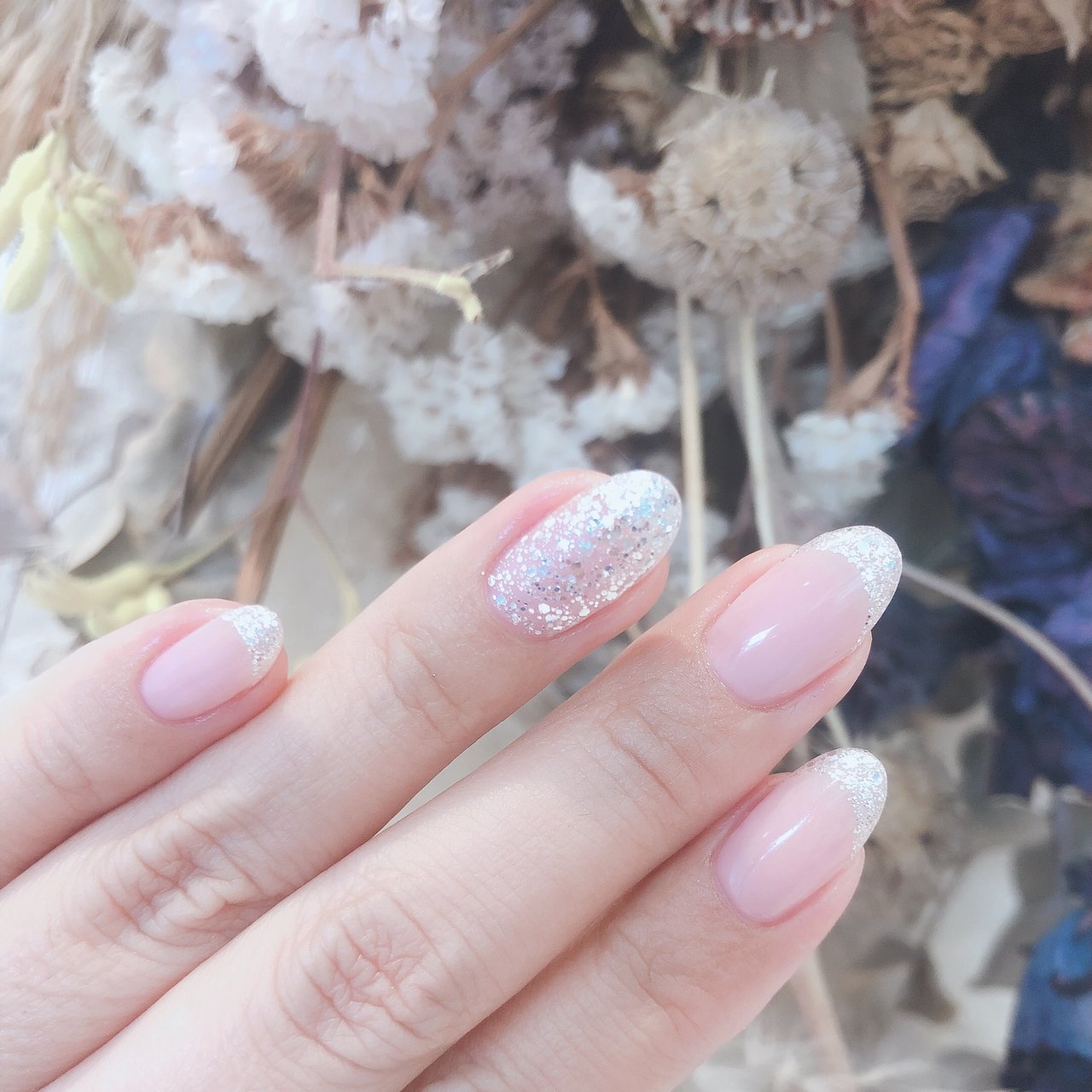 夏 ハンド フレンチ ミディアム ベージュ Ma Ko11のネイルデザイン No ネイルブック