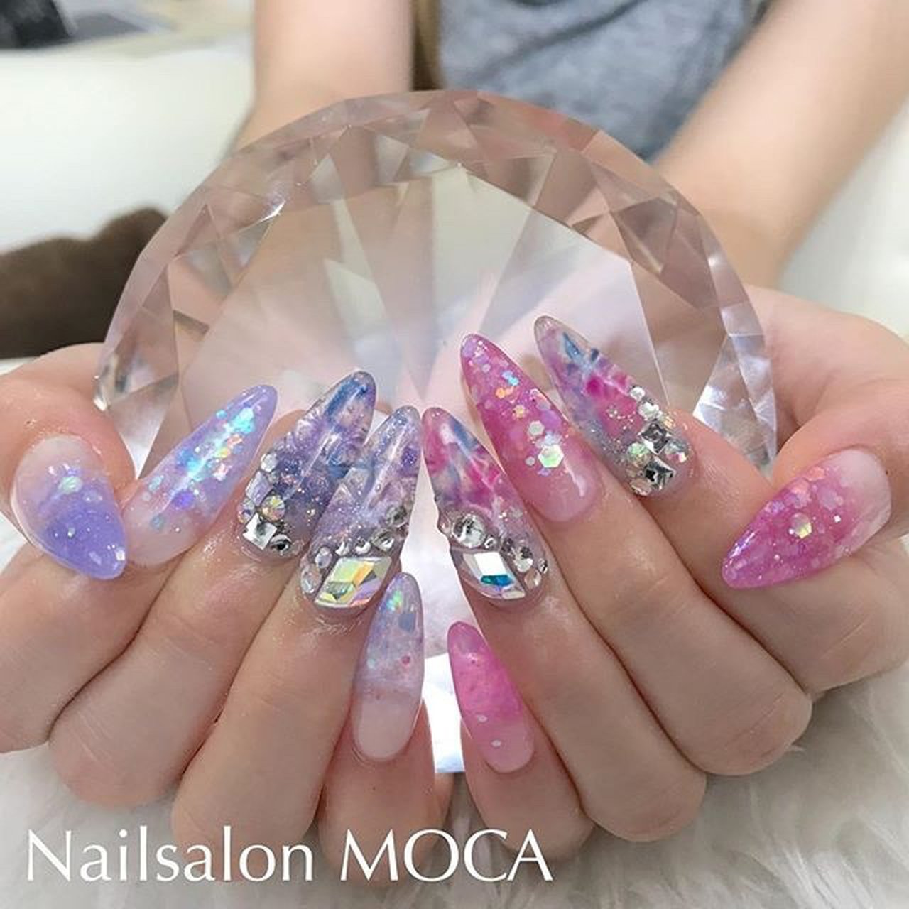 春 夏 梅雨 海 ハンド Nail Salon Mocaのネイルデザイン No ネイルブック