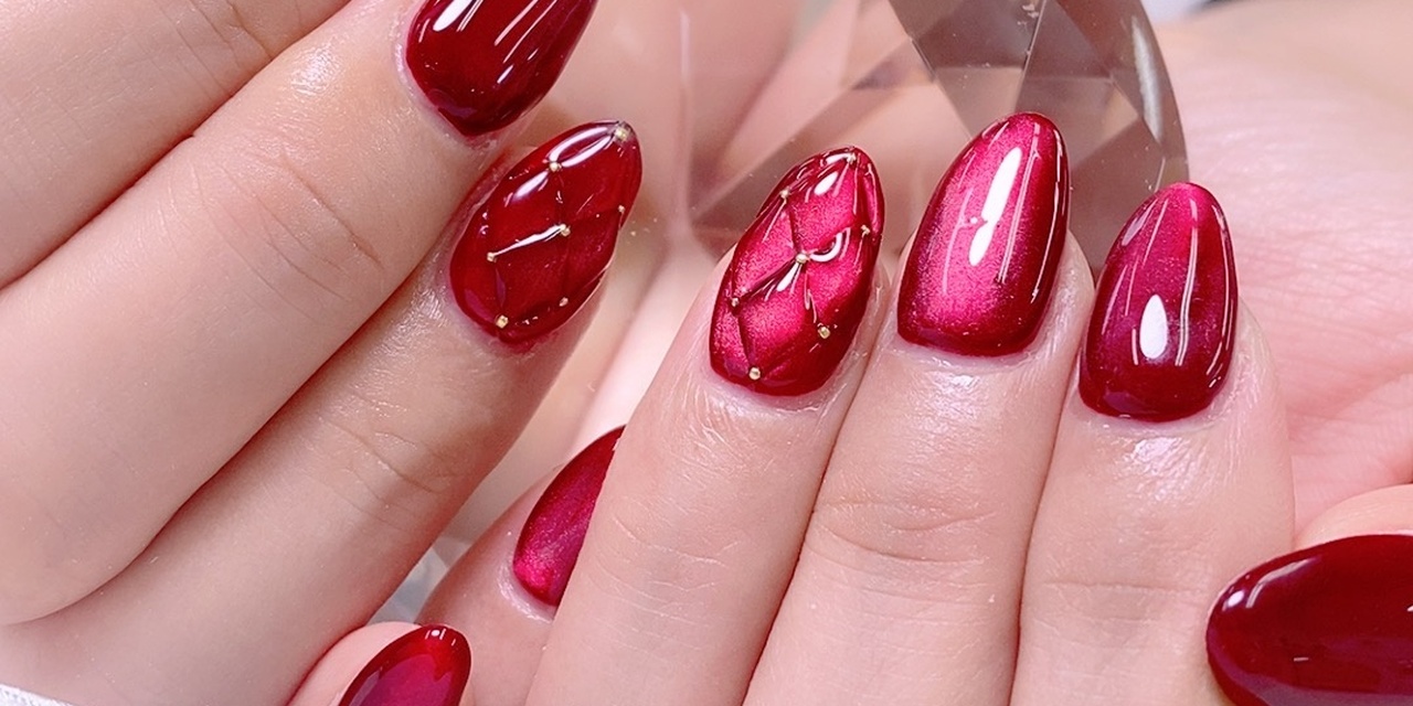 冬のマグネットデザインご紹介｜NAIL SALON MEILI｜ネイルブック