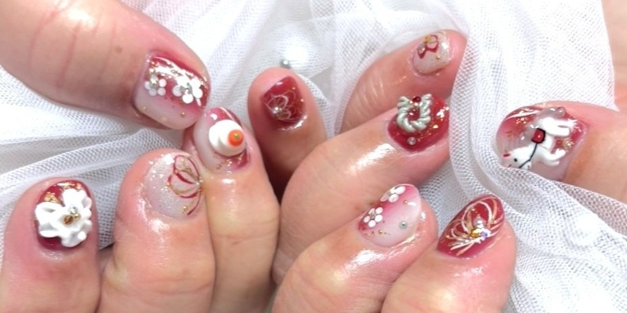 ☆2026年の干支・3Dの午（うま）ネイル☆｜Nailsalon Bliss｜ネイルブック