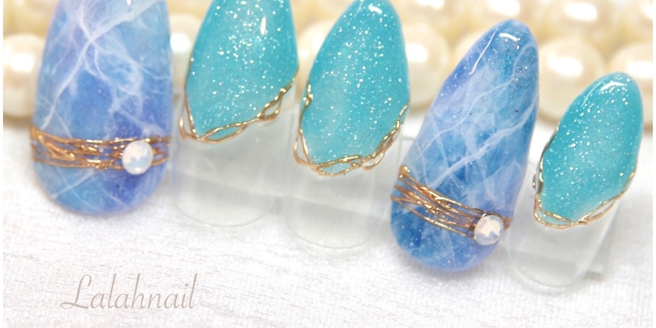 新デザイン】定額8,000円コースに春夏の新作が登場♪｜Lalah Nail 