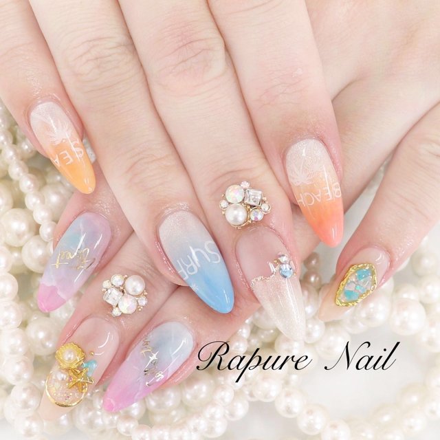 Rapure Nail ラプレネイル 福島のネイルサロン ネイルブック