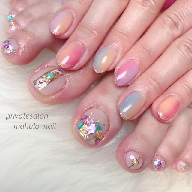 Mahalo Nail マハロネイル 小野田のネイルサロン ネイルブック