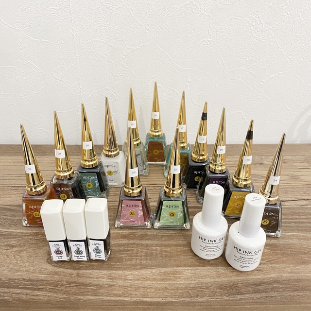 aprés アプレ アートインク 17本セット オリジナルアートペーパー