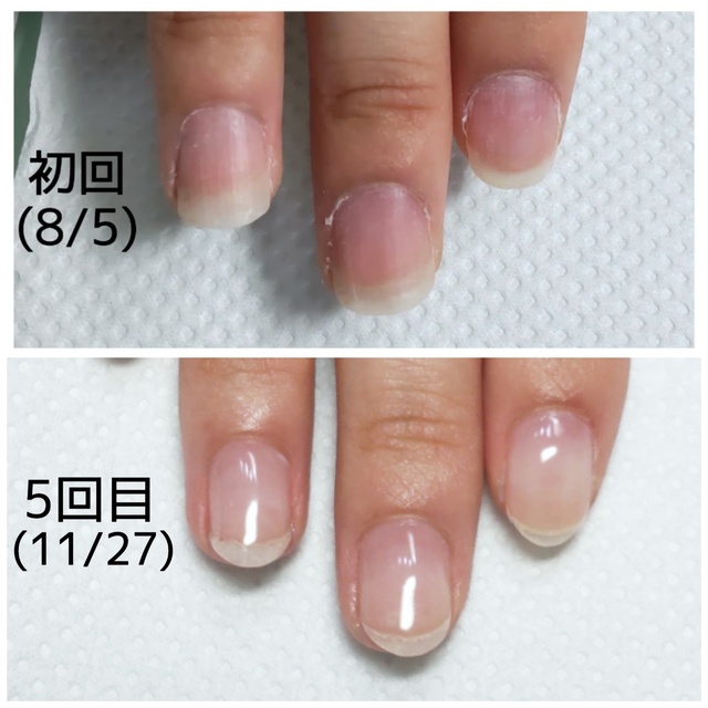 自爪育成 フィルイン専門店 Tink Nail 桂川のネイルサロン ネイルブック