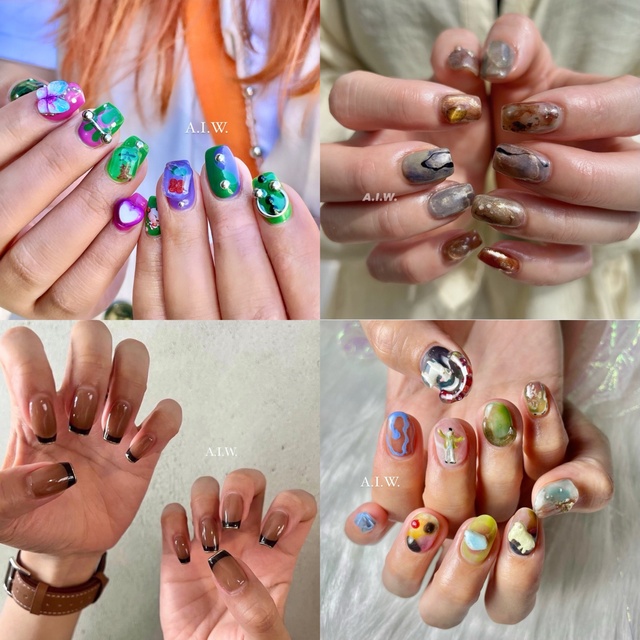 横浜青葉区A.I.W. Nail & Eyebrow - 特別な2時間 /フィルイン/個室