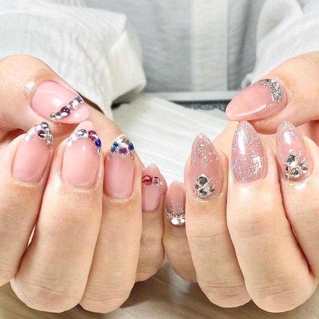 ご希望の1200際円に変更】ネイル3点／シルバーラメ・レブロンクリーム