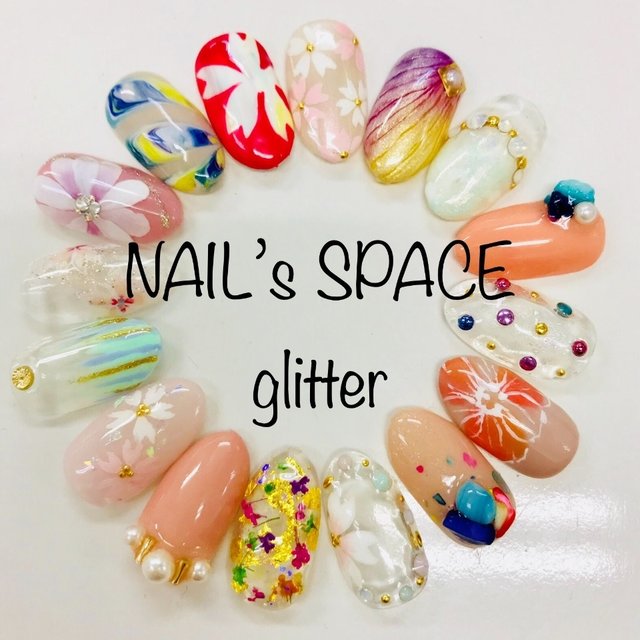 Nail S Space Glitter グリッター 新可児のネイルサロン ネイルブック