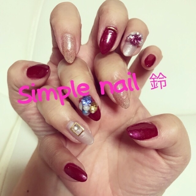 Simple Nail 鈴 シンプルネイル スズ 前橋のネイルサロン ネイルブック