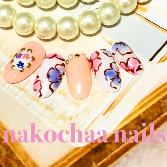 西調布 飛田給 大人可愛いnakochaanails 西調布のネイルサロン ネイルブック