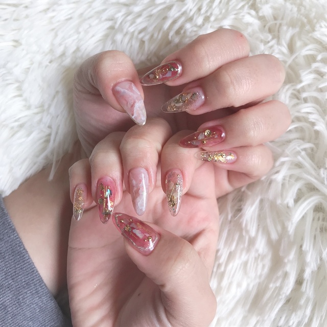 Chiharu Shoji | 偏向パールマグネットジェル×オーロラ‧˚₊*̥